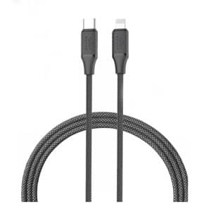 برايف كيبل شحن وبيانات Type-c الي Lightning سريع Brave Braided Data Cable Usb C to Lightning -1m