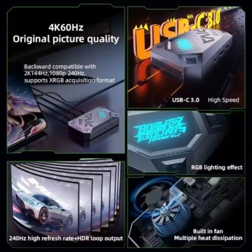 3.jpg بيفا جاتو VD05 للبث المباشر 6×1 PIVA Video capture Card 4K 60HZ