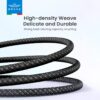 كيبل شحن وبيانات برايف Type-c الي Type-c سريع Brave Braided Data Cable Type-c to Type-c -1m