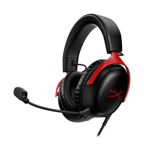 سماعة هايبر أكس كلاود 3 سلك (أحمر×أسود) HyperX Cloud III Wired (Black/Red)