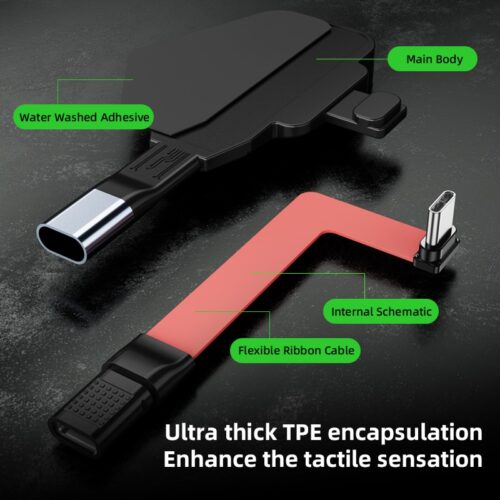 بيفا محول مسار الشحن للهاتف والتابلت PIVA PW-10 Charging Adapter – 4K, 60W PD, 10Gbps for Android & iOS Devices