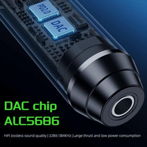 وصلة بيفا AT1 2*1 محول تايب سي شاحن وسماعة PIVA AT1 – USB-C to AUX + PD Charging Splitter