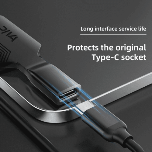 وصلة بيفا لتحويل مسار الشحن للأيباد والتابلت شحن سريع 60 واط 90 درجة PIVA 90° Charging Angle Adapter for iPad and Tablets 60W Fast Charging