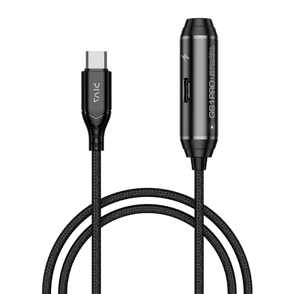 Hd8d5486aa50544248b5fa702e990a2e3s.png وصلة بيفا AT1 2*1 محول تايب سي شاحن وسماعة PIVA AT1 – USB-C to AUX + PD Charging Splitter