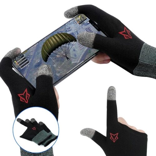 قفازات سارافوكس كامله مخصصة للألعاب مضادة للتعرق SARAFOX G01 Mobile Gaming Finger Sleeves