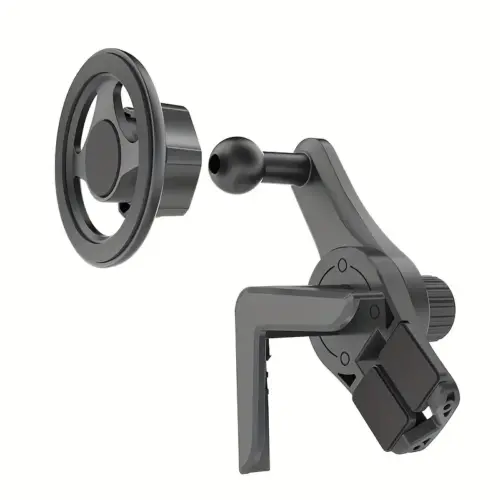 حامل هاتف السيارة الدوار 360° لزاوية الشاشة الامامية (أسود)