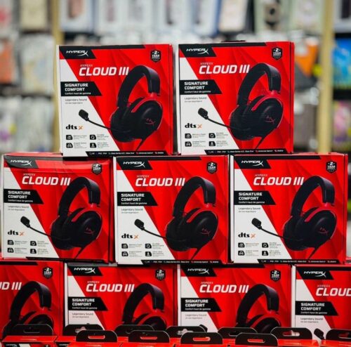 سماعة هايبر أكس كلاود 3 سلك (أحمر×أسود) HyperX Cloud III Wired (Black/Red)