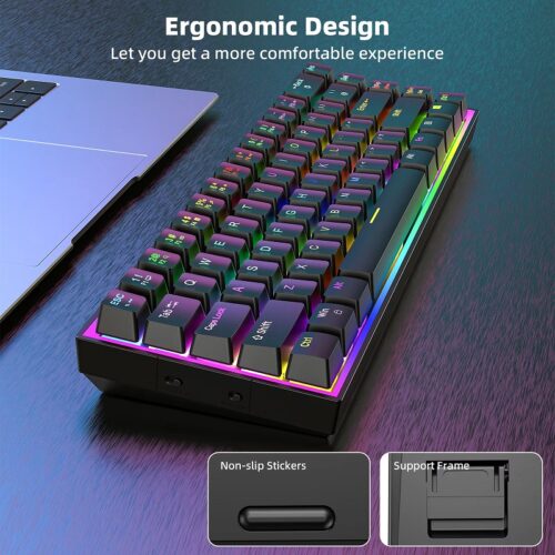 H3b8b65aff185462480f99879113e0db7f كيبورد جيمينج سلكي RGB مخصص لألعاب الشوتر Gaming keyboard RGB customized for shooter games