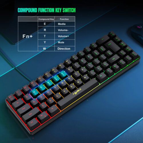 H3bc74f78fdc84c93a9b77a4565350b1ea كيبورد جيمينج سلكي RGB مخصص لألعاب الشوتر Gaming keyboard RGB customized for shooter games