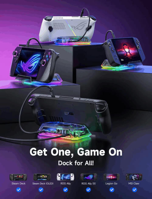 قطعة البثوث أر جي بي دوكينج ستاشين 12*1 RGB Docking Station HB1201S