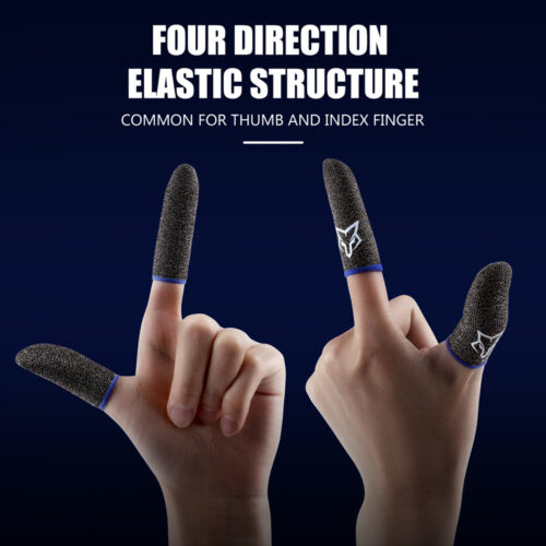 قفازات أصابع سارافوكس 3 أزواج أسود Sarafox Finger Sleeves Black 3 pairs