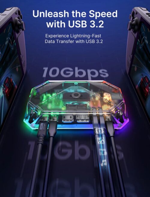 قطعة البثوث أر جي بي دوكينج ستاشين 12*1 RGB Docking Station HB1201S