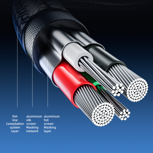 H12c70de1e14e407e86fc8f773b74834aX كابل جسر الصوت PIVA Audio Bridge AC20 — كابل صوتي للاعبين والبث المباشر بتأخير منخفض