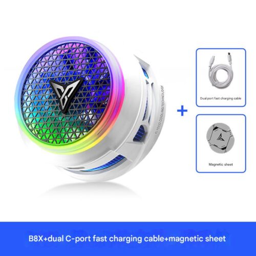 مروحة تبريد مغناطيسية Flydigi B8X | مبرد جوال وآيباد مغناطيسي للألعاب والتصوير — تبريد سريع - ضوضاء منخفضة